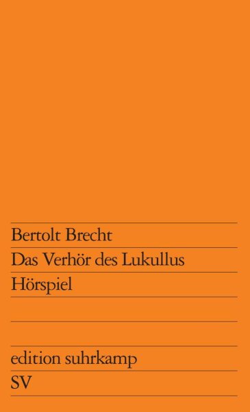 Buchcover: Das Verhör des Lukullus