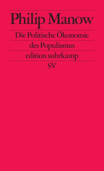 Buchcover: Die Politische Ökonomie des Populismus