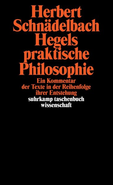 Buchcover: Hegels praktische Philosophie