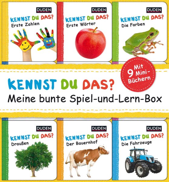 Buchcover: Duden 12+: Kennst du das? Meine bunte Spiel-und-Lern-Box