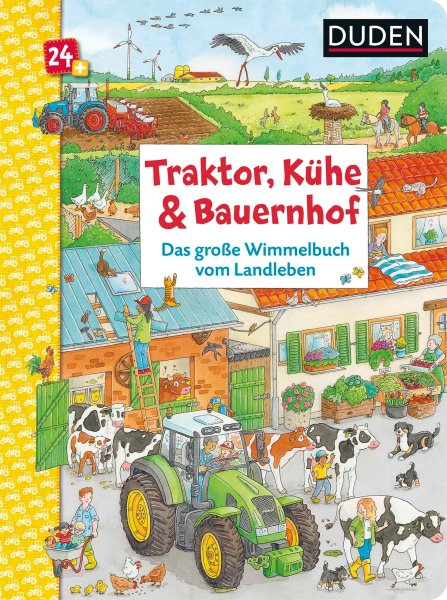 Buchcover: Traktor, Kühe & Bauernhof: Das große Wimmelbuch vom Landleben Buchcover: Traktor, Kühe & Bauernhof: Das große Wimmelbuch vom Landleben