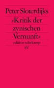 Buchcover: Peter Sloterdijks Kritik der zynischen Vernunft