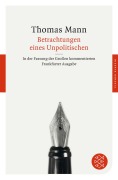 Buchcover: Betrachtungen eines Unpolitischen