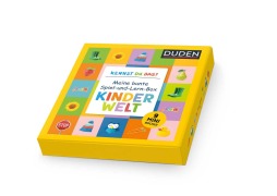 Buchcover: Duden 12+ Kennst du das? Meine bunte Spiel-und-Lernbox: Kinderwelt