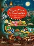 Buchcover: Sterne, Mond und Kuschelzeit. Unser großes Gute-Nacht-Wimmelbuch