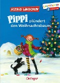 Buchcover: Pippi plündert den Weihnachtsbaum