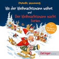 Buchcover: Wo der Weihnachtsmann wohnt und Der Weihnachtsmann macht Ferien