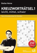 Buchcover: Kreuzworträtsel 1 leicht, mittel, schwer